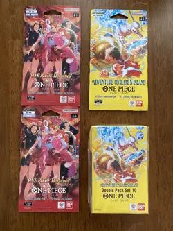 One Piece Lot: Heroines & Adventure on Kami's Island Sealed Packs English - Image 1