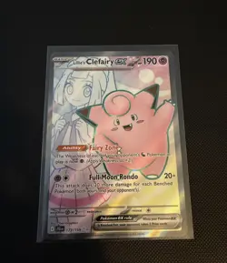 Pokemon TCG Journey Together Lillie's Clefairy Card 173/159 - Image 1