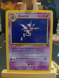 Pokemon TCG Haunter Fossil Card 21/62 Regular Non Holo Rare, 1999 Vintage - Image 1