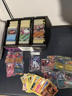 Pokemon Bulk Lot with Graded Card - Image 1