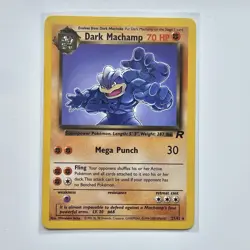 Dark Machamp - 27/82 - WOTC Team Rocket Rare Pokemon Card - Image 1