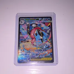 Pokemon Mega Greninja EX Full Art Holo Card 116/086 Chaos Rising English - Image 2