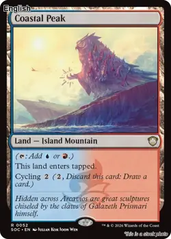 Coastal Peak [SOC - 52] Commander: Secrets of Strixhaven - Image 1