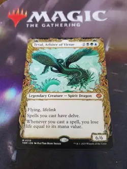 Mtg. Teval, Arbiter of Virtue. Showcase. Tarkir: Dragonstorm. Pack Fresh - Image 1