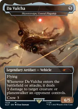 MTG Foil - Da Vulcha - Skysovereign, Consul Flagship (Borderless) - 1029 / NM / - Image 1