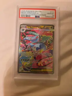 Pokemon TCG Mega Venusaur EX 177/132 Sir Mega Evolution PSA 10 - Image 1