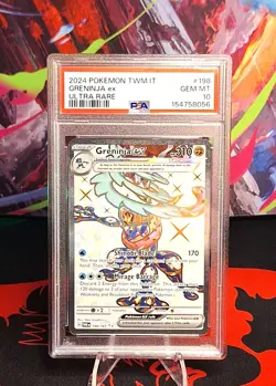 Greninja EX 198/167 Twilight Masquerade Pokemon TCG PSA 10 Fresh Cert - Image 1
