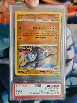 2020 Pokemon SWSH Black Star Promo Donphan SWSH067 #067 Graded PSA 9 Mint - Image 4