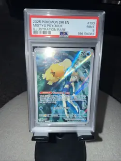 2025 Pokemon Destined Rivals Misty's Psyduck #193/182 PSA 9 - Image 1