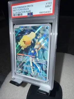 2025 Pokemon Destined Rivals Misty's Psyduck #193/182 PSA 9 - Image 2