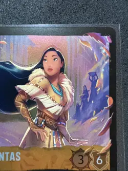Disney Lorcana Winterspell Pocahontas - Peacekeeper Cold Foil 22/204 Legendary - Image 4