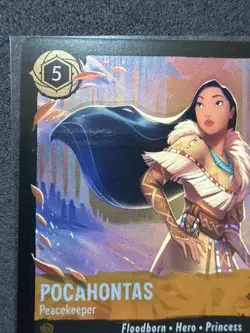 Disney Lorcana Winterspell Pocahontas - Peacekeeper Cold Foil 22/204 Legendary - Image 5