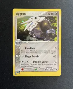 Pokemon TCG Aggron Holo Rare Card 1/109 Ruby & Sapphire - Image 1