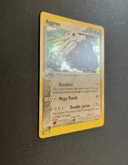 Pokemon TCG Aggron Holo Rare Card 1/109 Ruby & Sapphire - Image 2