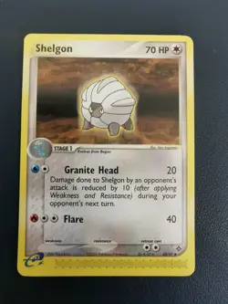 Pokemon Card Shelgon 42/97 EX Dragon Uncommon - Image 1