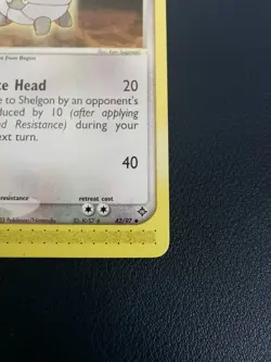 Pokemon Card Shelgon 42/97 EX Dragon Uncommon - Image 5