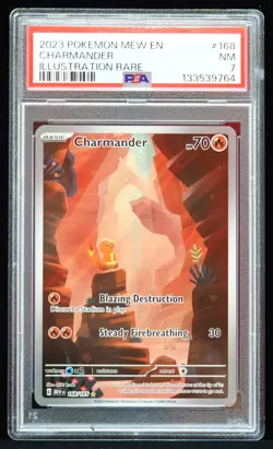 2023 Charmander #168/165 Mew 151 PSA 7 Pokemon Card - Image 1