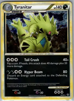 Tyranitar 26/95 Holo Unleashed - Pokemon Card - NM - Image 1