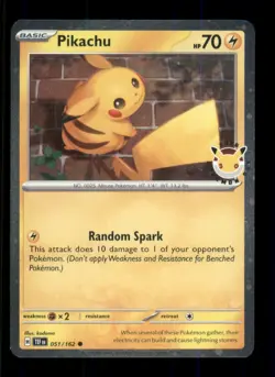 Pikachu (Pokemon Day 2026) Common Holo Miscellaneous Cards & Products 051/162 NM - Image 1