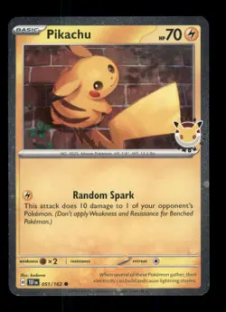 Pikachu (Pokemon Day 2026) Common Holo Miscellaneous Cards & Products 051/162 NM - Image 1