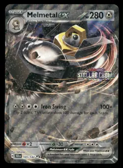 Melmetal ex (Stellar Crown Stamped) Double Rare Jumbo Cards 105/142 NM - Image 1