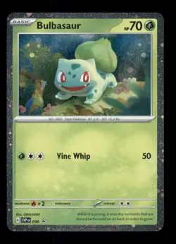 Bulbasaur Cosmos Holo Promo Holofoil SV: Scarlet & Violet Promo Cards 046 NM - Image 1