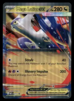 Mega Latias ex Jumbo Card Double Rare ME: Mega Evolution Promo 011 NM - Image 1