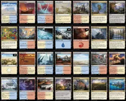 MTG Jeskai Commander x38 Lands - Bloomburrow Set Themed - Image 1