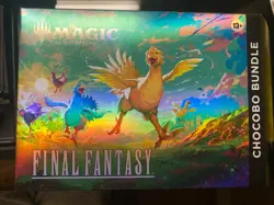 Magic the Gathering MTG Chocobo Bundle Empty Box + Life Counter/Leaflet - Image 1