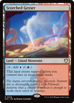 Scorched Geyser - 54 - SOC - Near Mint - MTG - Image 1