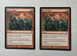 Battle Hymn X2-NM/M Pack Fresh-Avacyn Restored MTG Magic The Gathering English - Image 1