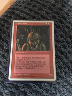 Magic the Gathering - Goblin King MP 1995 - Image 1