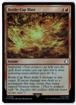 Bottle-Cap Blast PIP 55 Magic: The Gathering Foil UC NM - Image 1