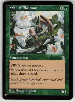 Wall of Blossoms Uncommon The List Reprints MTG Near Mint 2020 - Image 1