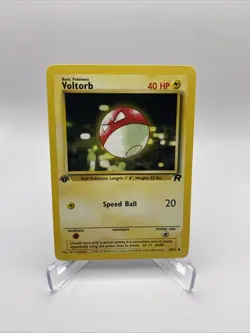 Voltorb 69/82 1st Edition Team Rocket - NM Pokemon Card - Image 1