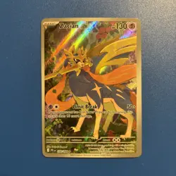 Pokemon 2025 Phantasmal Flames Zacian 100/094 Illustration Rare Near Mint - Image 1