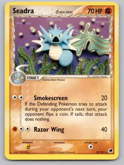 Seadra 22/101 Rare Dragon Frontiers Pokemon Lightly Played - Image 1