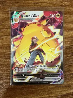 Pokemon Pikachu VMAX TG17/TG30 Lost Origin English LP/NM (SEE DESCRIPTION) - Image 1