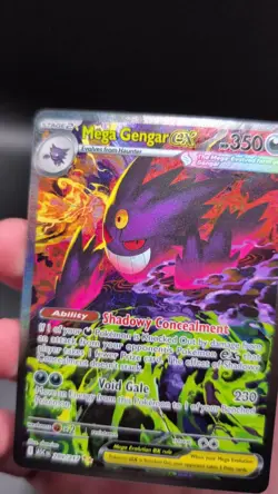 Pokemon TCG Mega Gengar Ex 284/217 Special Illustration Rare SIR Ascended Heroes - Image 2