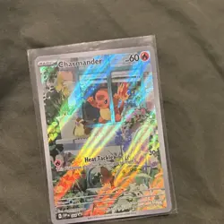 Pokemon TCG Charmander 044 promo card illustration rare scarlet and violet set - Image 1
