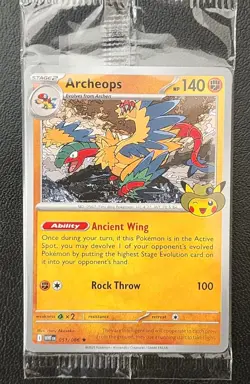 Pokemon Field Museum Archeops Fossil Promo Card - Sealed & In Hand! - Image 1