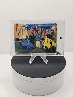 1999 Vintage Pocket Monsters Vending Prism - Togepi Bulbasaur & Pikachu #379 - Image 1