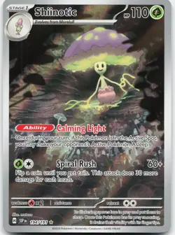 Shiinotic 194/191 Illustration Rare Surging Sparks Pokemon Near Mint - Image 1