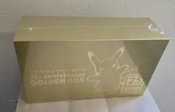 Pokemon 25th Anniversary Golden Box Japan Exclusive Sealed SEE DESCRIPTION!! - Image 1