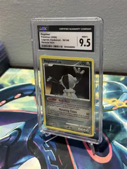 CGC 9.5 MINT+ 2008 Registeel Reverse Pokemon Diamond Pearl Legends Awakened 39 - Image 2