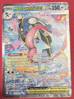 Mega Greninja ex 116/086 SIR Special Illustration Rare Chaos Rising Pokemon - Image 1