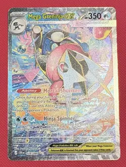 Mega Greninja ex 116/086 SIR Special Illustration Rare Chaos Rising Pokemon - Image 2