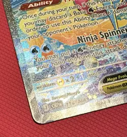 Mega Greninja ex 116/086 SIR Special Illustration Rare Chaos Rising Pokemon - Image 3