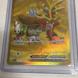 The Pokemon Company Gouging Fire ex SV05 214/162 Hyper Rare Holo ENG - Image 2