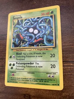 Pokemon TCG Tangela Base Set 66/102 Regular Unlimited Common - Image 4